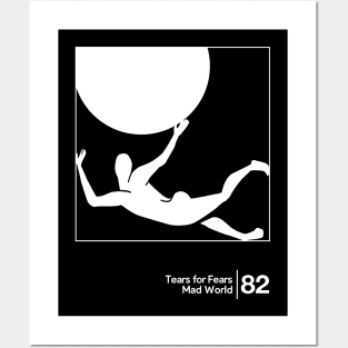 Tears For Fears - Mad World / Minimalist Graphic Artwork Posters and Art